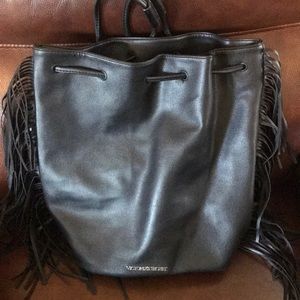 Victoria Secrets fringe backpack